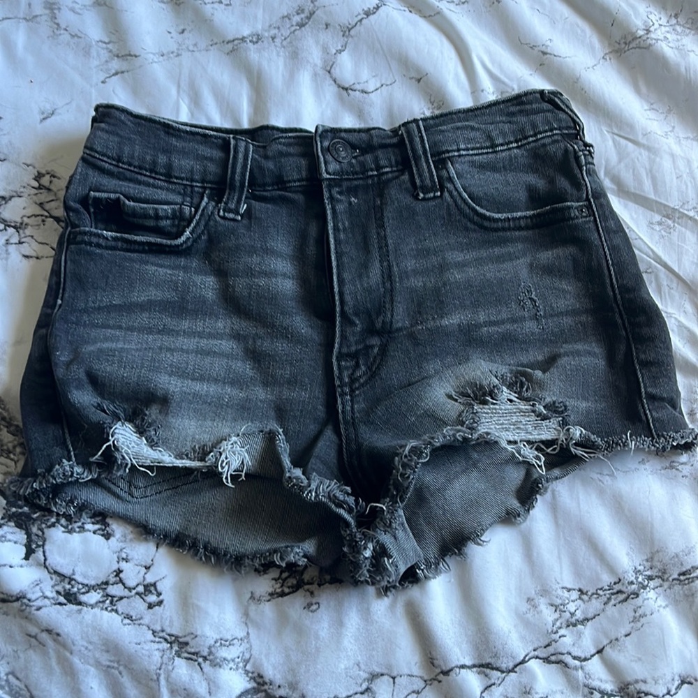 True religion maisie vintage high rise denim shorts